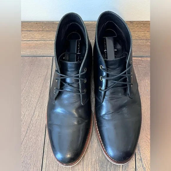 Helm Black Leather Chukka Boots Mens size 8