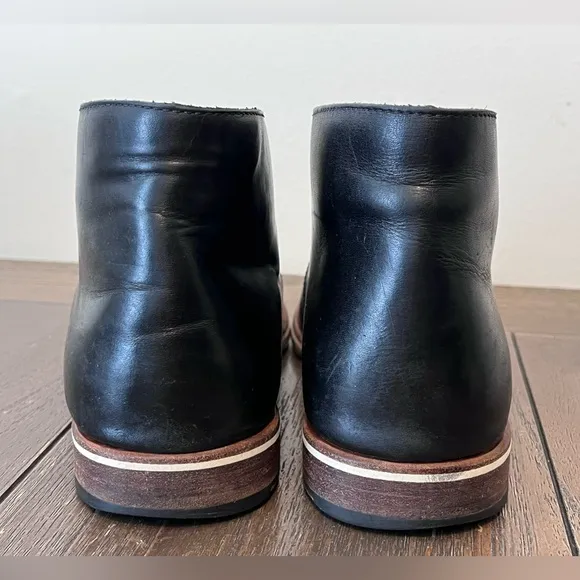 Helm Black Leather Chukka Boots Mens size 8