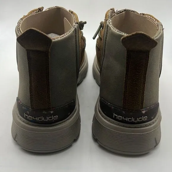 HEY DUDE Boris Eco Casual Shoe Comfort Boots - Tobacco - Men's Size 8- NWB