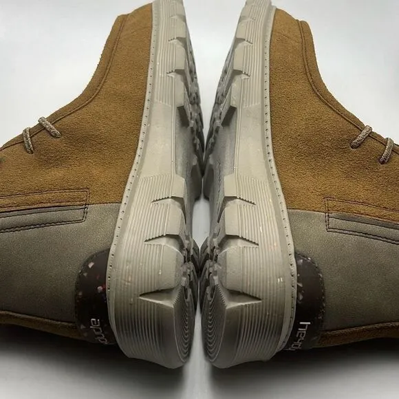 HEY DUDE Boris Eco Casual Shoe Comfort Boots - Tobacco - Men's Size 8- NWB