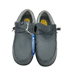 Hey Dude NWT Wally Sport Mesh Charcoal Gray 8 Slip-On Shoes Casual Minimalist