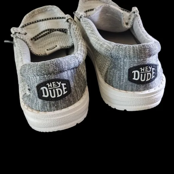 Hey Dude Youth Wally Stretch Yin Yang Slip-On Boat Shoe Sneaker