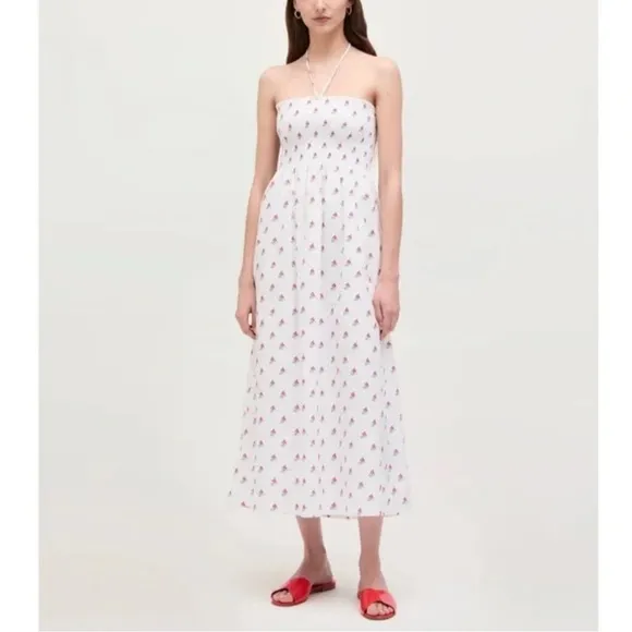 Hill House, NWT The Lucy Nap midi dress love boat cotton, Size S