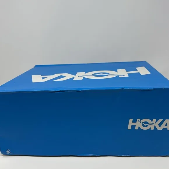 Hoka Bondi 8 Men’s Various Sizes Walk/Running Shoes White Blue • NEW IN BOX •
