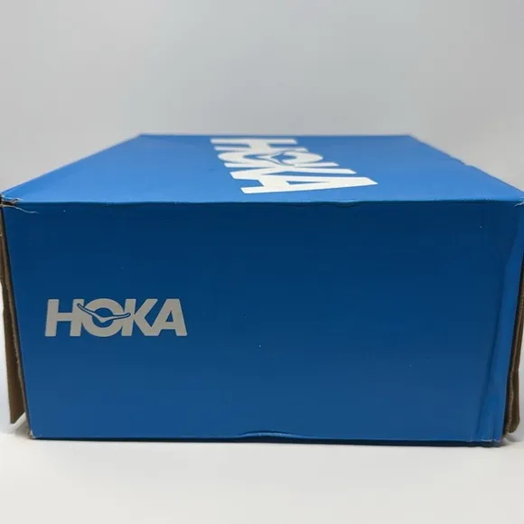Hoka Bondi 8 Men’s Various Sizes Walk/Running Shoes White Blue • NEW IN BOX •