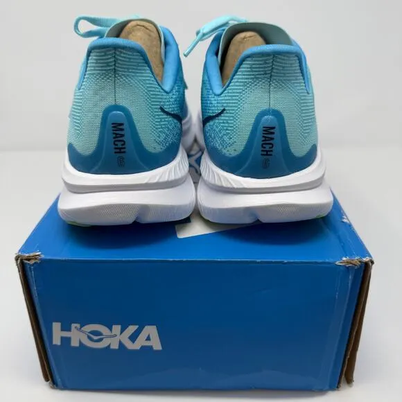 Hoka Mach 6 Women's 9.5 Cloudless Waterpark Running Shoes
