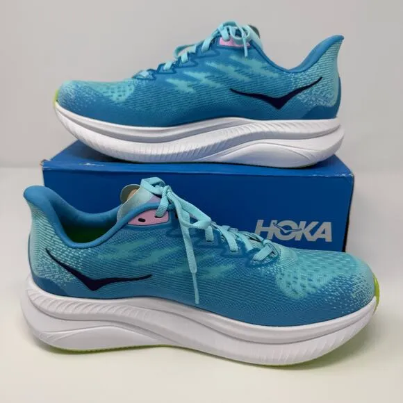 Hoka Mach 6 Women's 9.5 Cloudless Waterpark Running Shoes