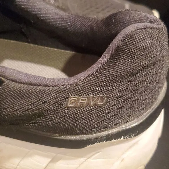 HOKA ONE Cavu Black Running Shoes Mesh Upper - Size 10 1/2