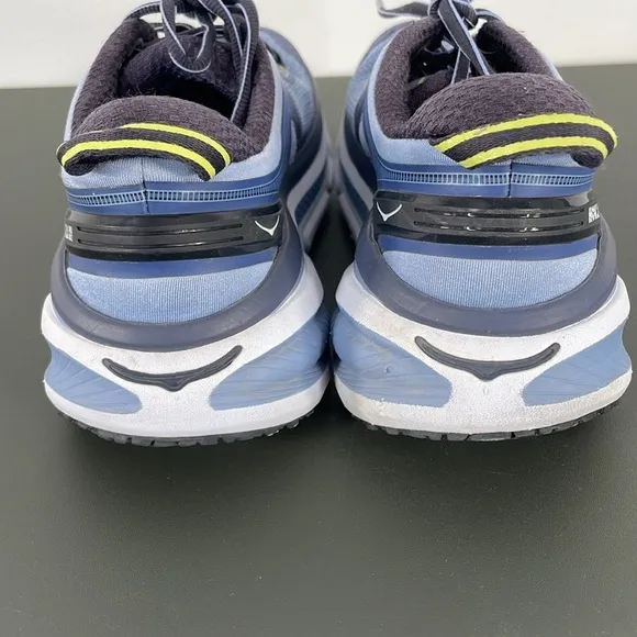 Hoka One One Bondi 4 Women's Athletic Blue Mesh Running Shoes Sz 7.5