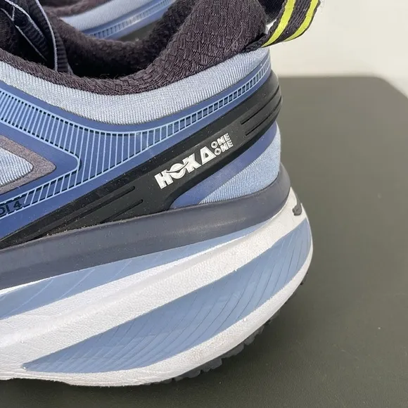 Hoka One One Bondi 4 Women's Athletic Blue Mesh Running Shoes Sz 7.5