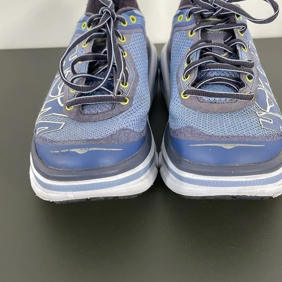 Hoka One One Bondi 4 Women's Athletic Blue Mesh Running Shoes Sz 7.5