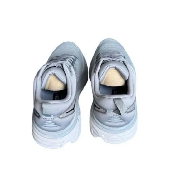 Hoka One One Bondi 8 Men's Running Shoes Gray Size 10D Athletic Sneaker