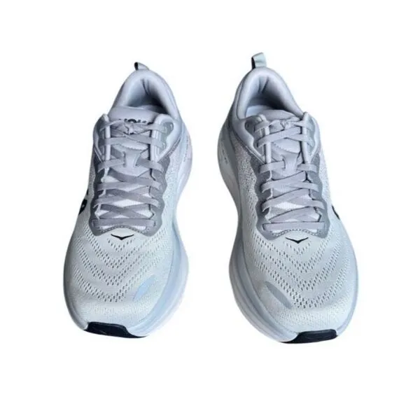 Hoka One One Bondi 8 Men's Running Shoes Gray Size 10D Athletic Sneaker