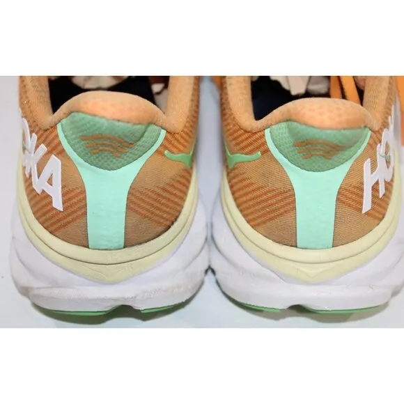 Hoka One One Clifton 9 Mens Running Shoes Solar Flare / Sherbet 46 Size 11.5 D