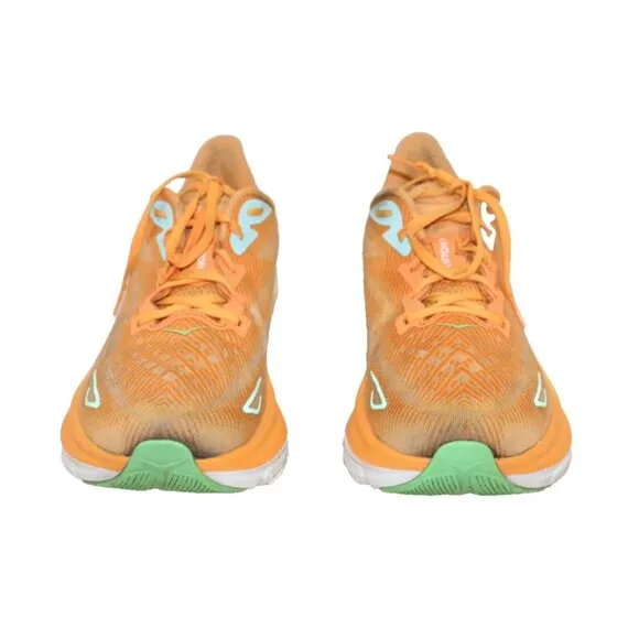 Hoka One One Clifton 9 Mens Running Shoes Solar Flare / Sherbet 46 Size 11.5 D