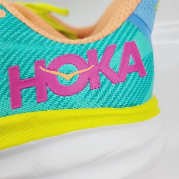 Hoka One One Men's Green Ceramic Clifton 9 Mesh Athletic Running Shoes Size 12D
