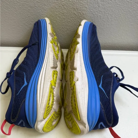 Hoka One One Mens Size 10.5 Blue 1127929 Gaviota 5 Running Shoes Blue