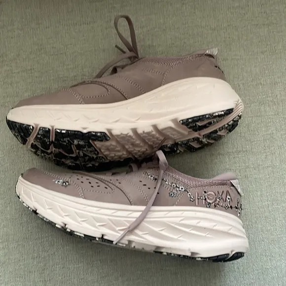 HOKA Vibrant Bloom Bondi L Sneakers Quartzite Smoky Quartz 8