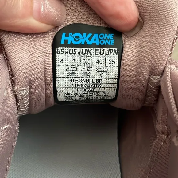 HOKA Vibrant Bloom Bondi L Sneakers Quartzite Smoky Quartz 8