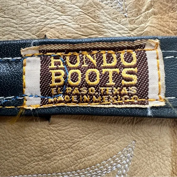 HONDO BOOTS Vintage Western Leather Cowboy Boots Men’s Size 14