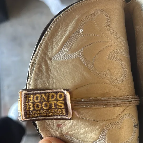 Hondo Snakeskin Leather Cowboy  Women's Western Boots