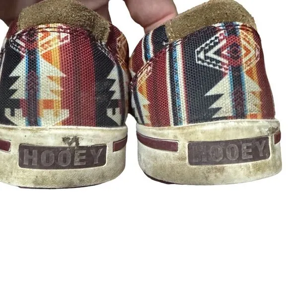 HOOey‎ Men's Shoes 8.5 M Loper Slip On Totem Multi MHYC026 Southwestern