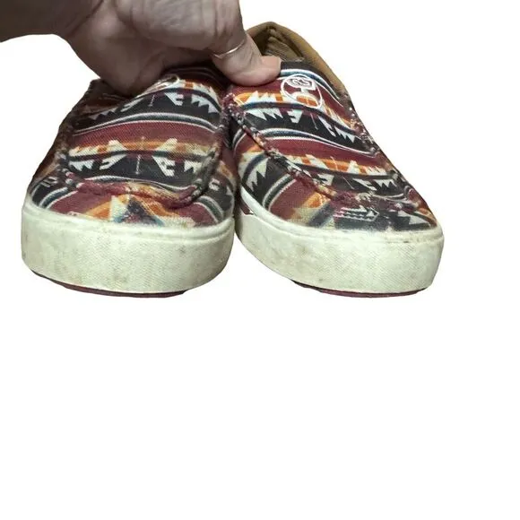HOOey‎ Men's Shoes 8.5 M Loper Slip On Totem Multi MHYC026 Southwestern