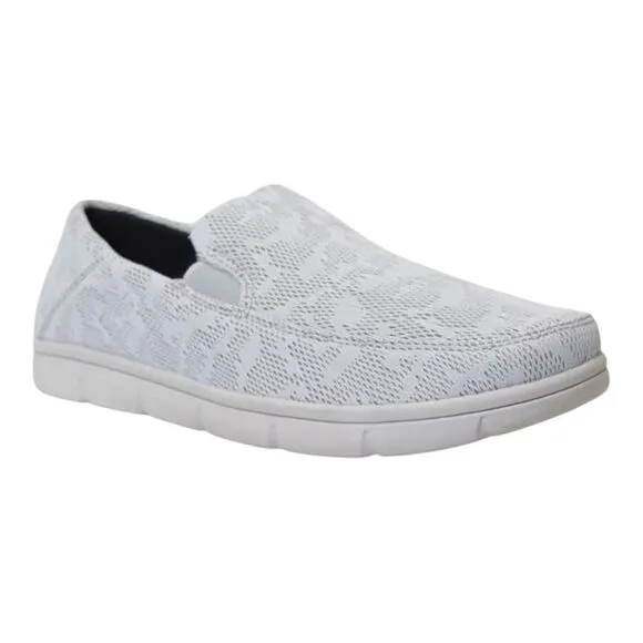 Huk Mens Performance Brewster Gray Rapid Dry Slip On Fishing Boat Shoe Size 8