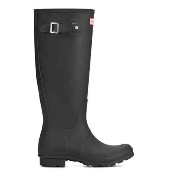 HUNTER WOMEN'S ORIGINAL TALL RAIN BOOTS, BLACK, 10