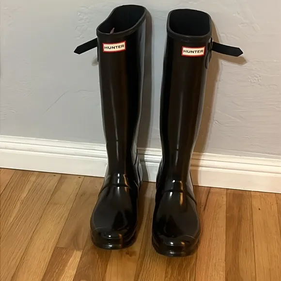 Hunter Women's Tall Black Boots