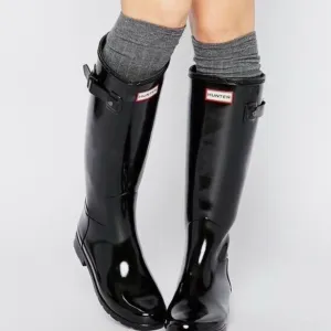Hunter Women's Tall Black Boots