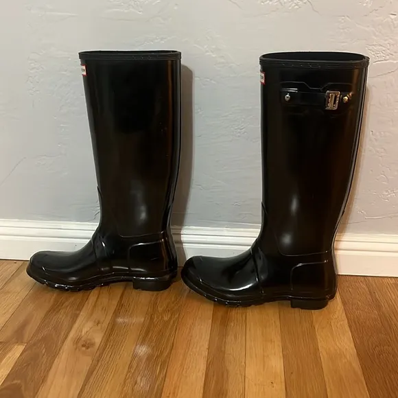 Hunter Women's Tall Black Boots