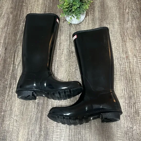 Hunter Women's Tall Black Boots