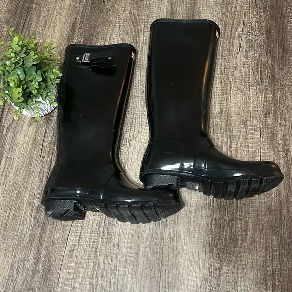 Hunter Women's Tall Black Boots