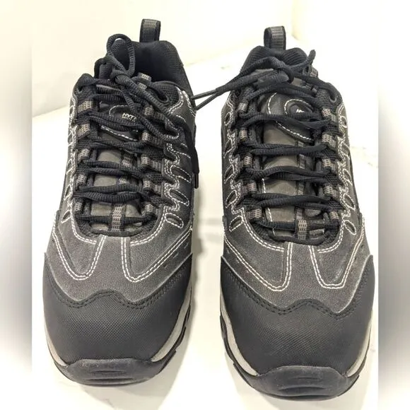Hytest Unisex Poron XRD Leather Shoes still toe black safety shoes boots sz 9.5W
