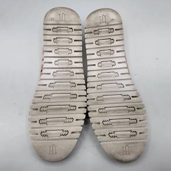 Ilse Jacobsen Tulip 139 Adobe Rose Fabric Perforated Slip On Sneakers Womens 11