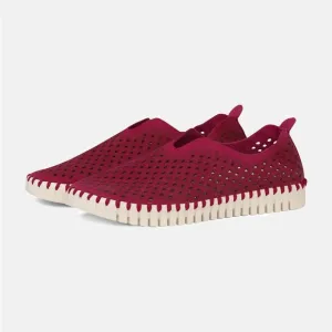 Ilse Jacobsen Tulip Perforated Leather Slip On Shoes