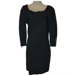 INC International Concepts Black 3/4 Length Sleeve Bandage dress