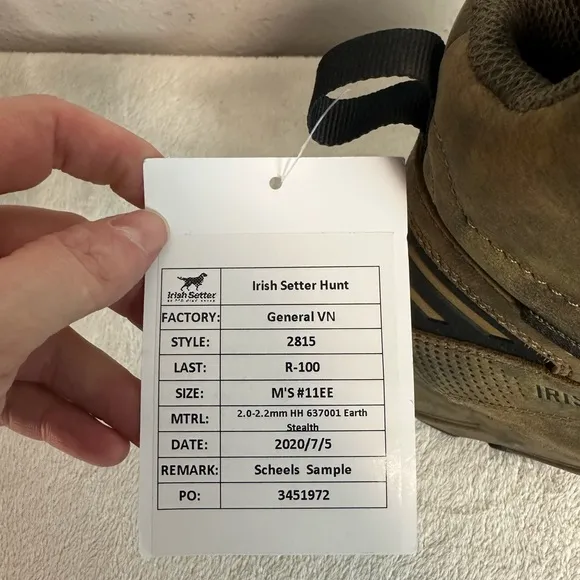 Irish Setter Hunt Men’s Size 11 EE Boots