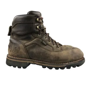 Irish Setter Mens Size 8.5 E2 Trailblazer Brown Leather Waterproof Hunting Boots