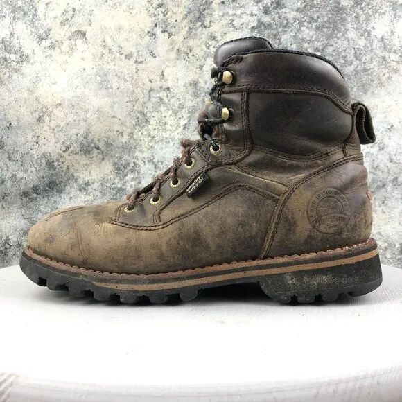 Irish Setter Mens Size 8.5 E2 Trailblazer Brown Leather Waterproof Hunting Boots