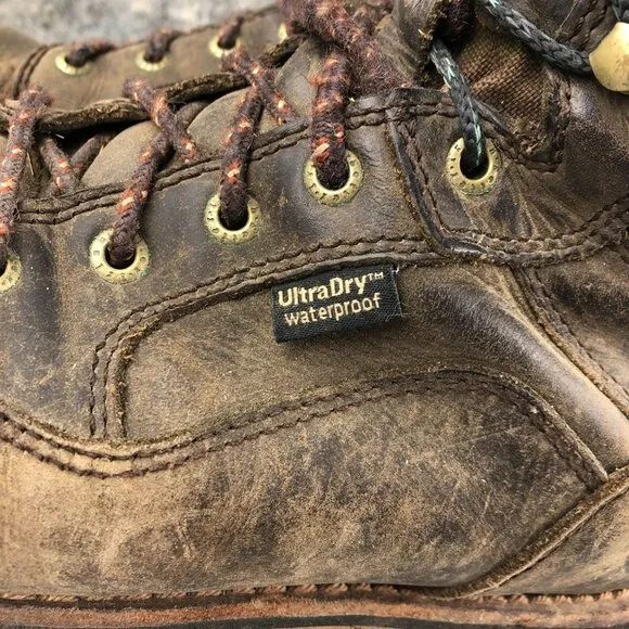 Irish Setter Mens Size 8.5 E2 Trailblazer Brown Leather Waterproof Hunting Boots