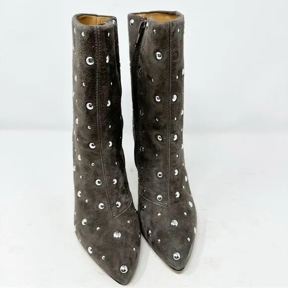 IRO Fernila Suede Studded Boots NWT in Size 6