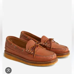J Crew Camden Crepe-Sole Slip-On Loafer in Pebbled Leather BE388 sz 8.5
