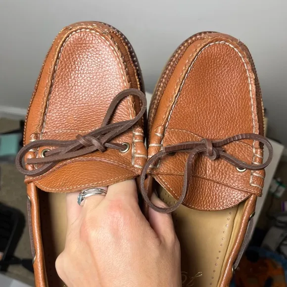 J Crew Camden Crepe-Sole Slip-On Loafer in Pebbled Leather BE388 sz 8.5