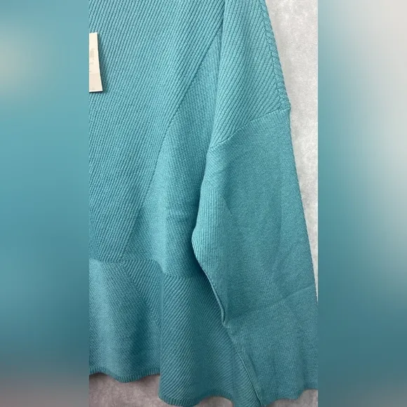 J Jill Blue Topaz Boat Neck Sweater Size 3X