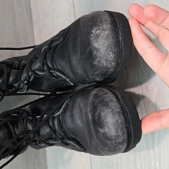 J4 -97 Mens Vintage Military Army Combat Lace Up Boots Tactical shoes sz 4.5W