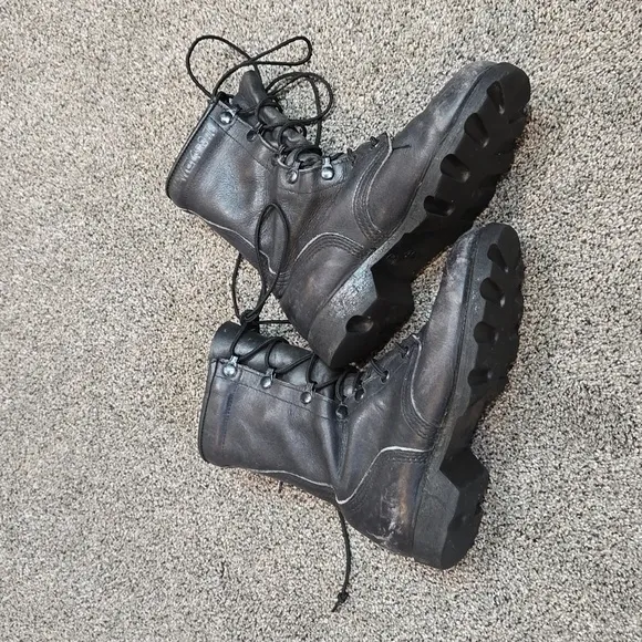 J4 -97 Mens Vintage Military Army Combat Lace Up Boots Tactical shoes sz 4.5W