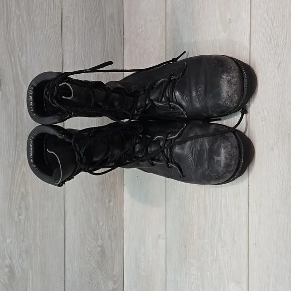 J4 -97 Mens Vintage Military Army Combat Lace Up Boots Tactical shoes sz 4.5W