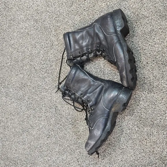 J4 -97 Mens Vintage Military Army Combat Lace Up Boots Tactical shoes sz 4.5W